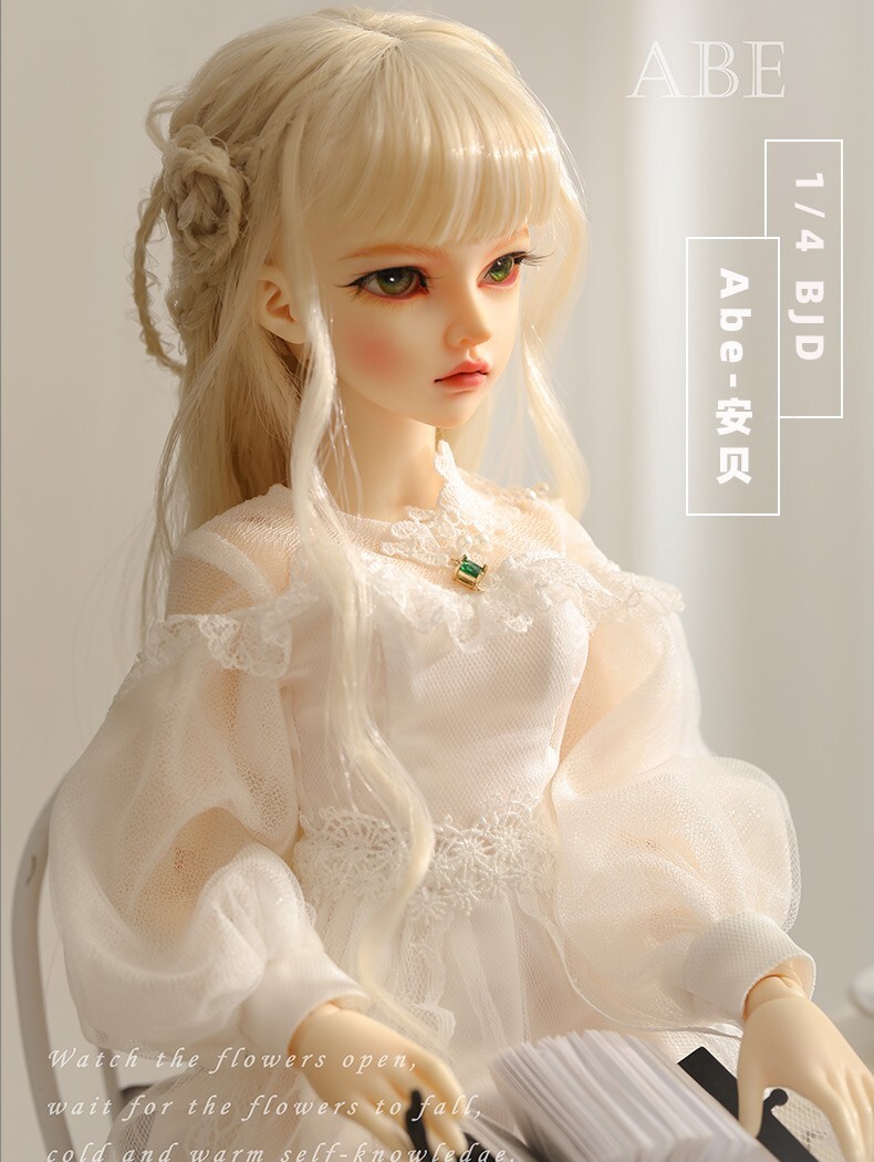 New 1/4 Handmade Resin BJD SD Ball Joint Doll Girl Gift Minifee