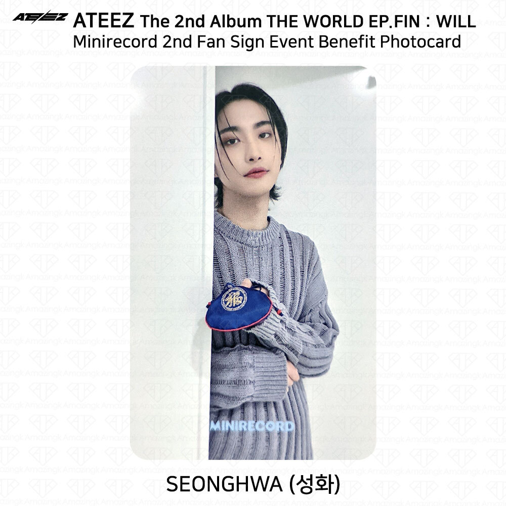 ATEEZ 2nd Album WORLD EP.FIN WILL Minirecord Fan Sign Event