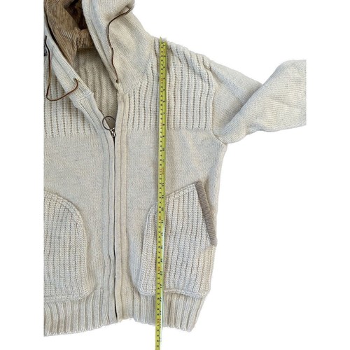 Vintage Pendleton LOBO Knit Full Zip Virgin Wool Medium Cardigan Sweater VTG - Picture 6 of 8