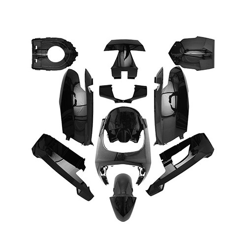 Tablier Avant Compatible Peugeot Vivacity 50 2T (1998-2007) - Noir Brillant, Type Origine, Pièce Détachée Scooter