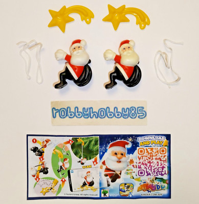 VD257 CHRISTMAS FATHER + VARIANT + 2 BPZ KINDER SURPRISE ITALY CHRISTMAS 2022