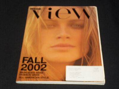2002 FALL INSIDE VIEW MAGAZINE - CAROLYN MURPHY FRONT COVER - E 688