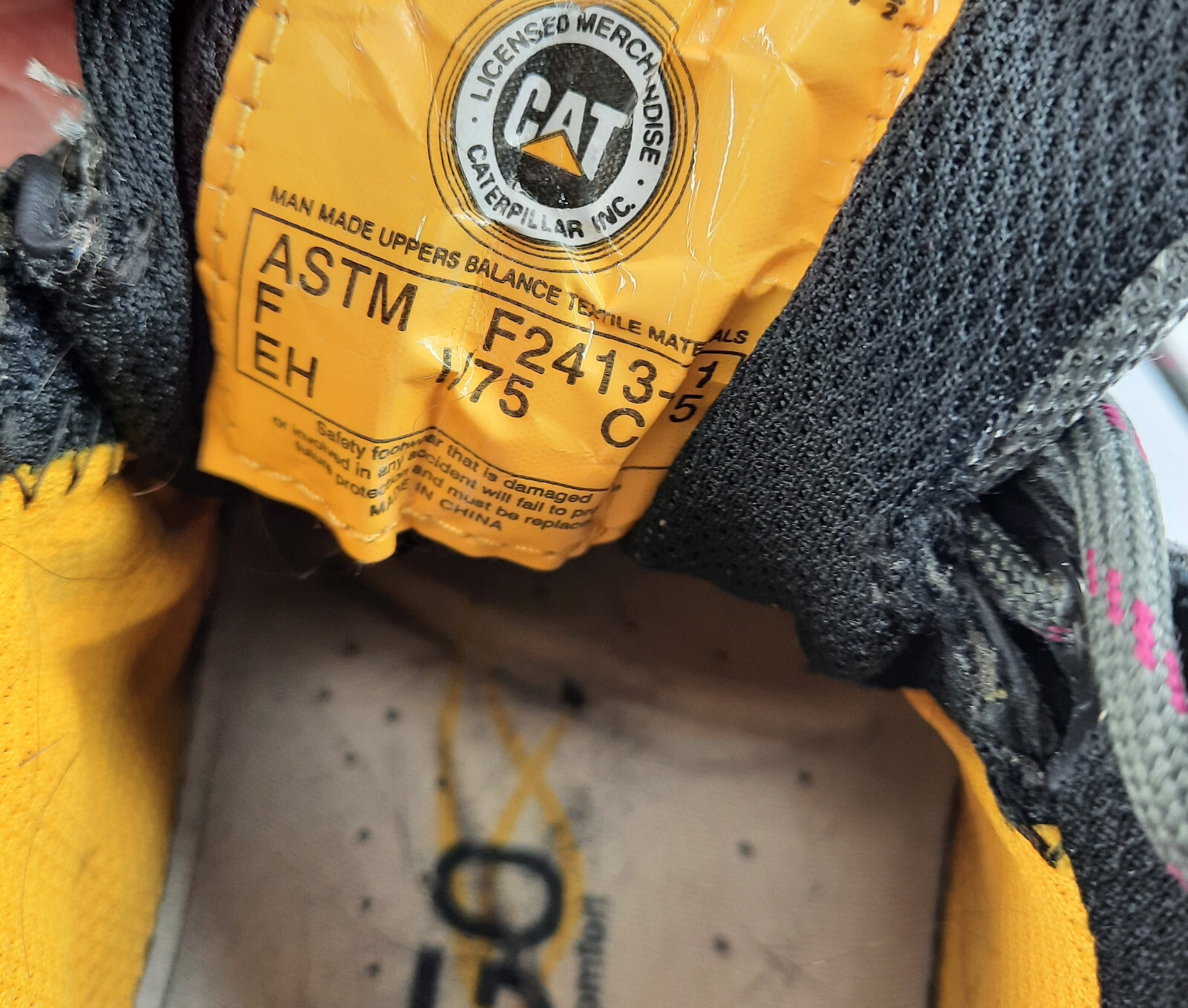 Caterpillar Women's Size 6.5Cat Steel Toe Slip Resistant Work Shoes STK