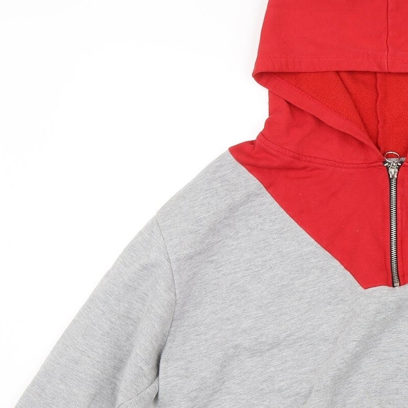 Primark Girls Red Polyester Blend Hoodie Size M Zip image 8