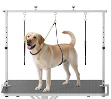 Artibear Dog Grooming Arm Clamp Large Dog Adjustable Height 33in Width 43in Pet
