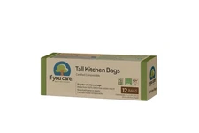 If You Care Tall Kitchen Bags, 13 gal, 12 Count Pink Dot 12 Count (Pack of 1)