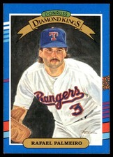 Rafael Palmeiro 1991 Donruss #19 Rangers MLB READ FREE SHIPPING AutographDen
