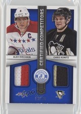 2013 Totally Certified Blue Prime 18/50 Alex Ovechkin Chris Kunitz #CC-OK 16gi