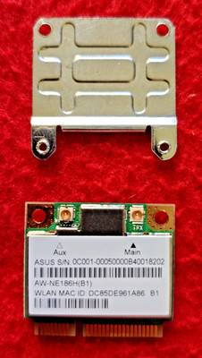 Asus PCIe Wlan-Modul AzureWave IEEE 802.11 b/g/n Model: AR5B125