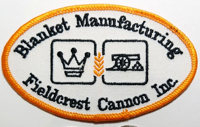 Blanket Manufacturing Fieldcrest Cannon Inc. Patch Crest