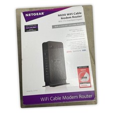 NETGEAR N600 C3700 WiFi Cable Modem Router - Built-In DOCSIS 3.0 Cable Modem