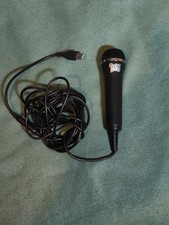 Guitar Hero Rock Band USB Wired Microphone Logitech Xbox 360 PS3 Wii Tested