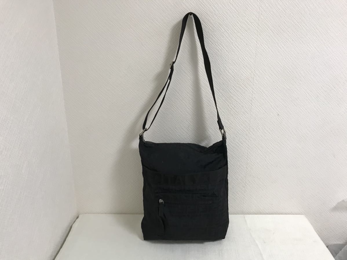 Vintage FENDI Zucca nylon shoulder bag in excellent condition