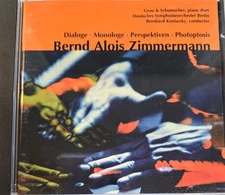 Bernd Alois Zimmermann- Dialogu•Monologue•Perspektiven CD (Germany), 1997 MINT!