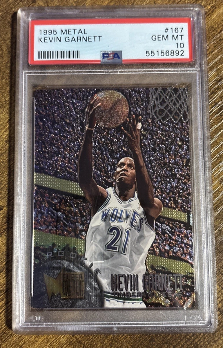 Kevin Garnett Professional Sports Authenticator (PSA) Basketball