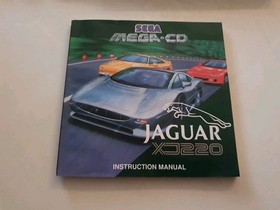 Jaguar Xj220 Sega Mega CD Boxed With Manual 
