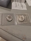 1955 & 1957 Washington Quarters 90% Silver Gem Brilliant Coins Great Investment