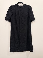 GAP Black Lace Shift Dress Women’s Medium Tall Classic Formal