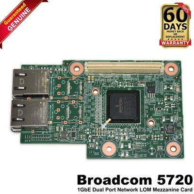 Dell PowerEdge R540 Broadcom 5720 2-Ports 1GbE RJ-45 Network LOM Mezzanine Card