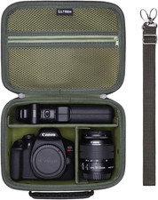 Small Camera Case Bag for Canon EOS Rebel T7/R50//R100 DSLR Camera Green