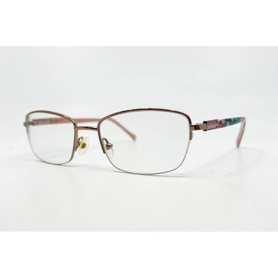 Vera Bradley Eyeglasses Womens Rose Gold Maureen Vines Floral 52
