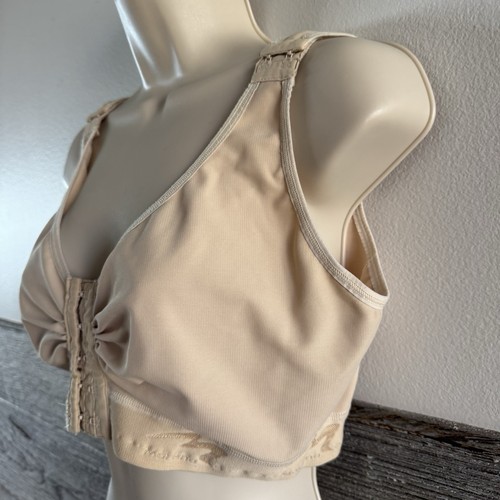 2- Reggiseno post-chirurgico Marena Recupero Beige Taglia 4244 - Chiusura Frontale Compressione - Foto 3 di 10