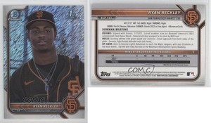 2022 Bowman Chrome Prospects Shimmer Refractor Ryan Reckley #BCP-163