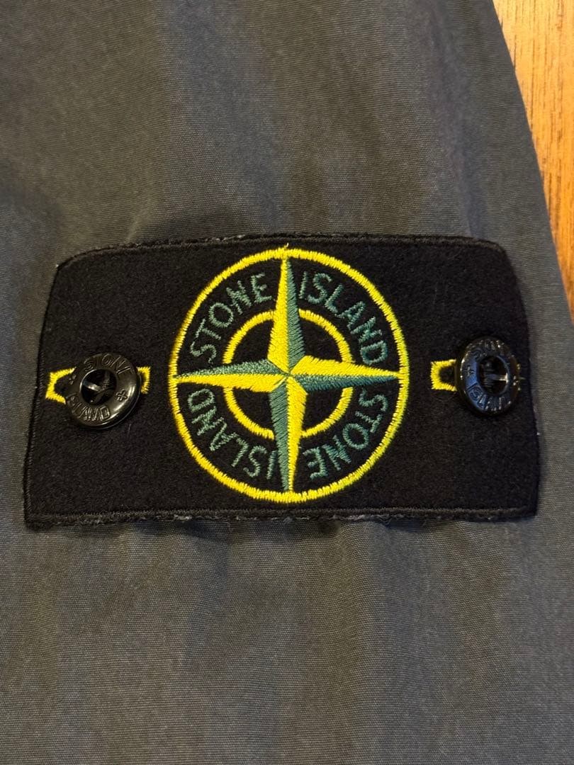 Stone Island Garment Dyed Overshirt L Lead Grey 23FW Regular Used image 3