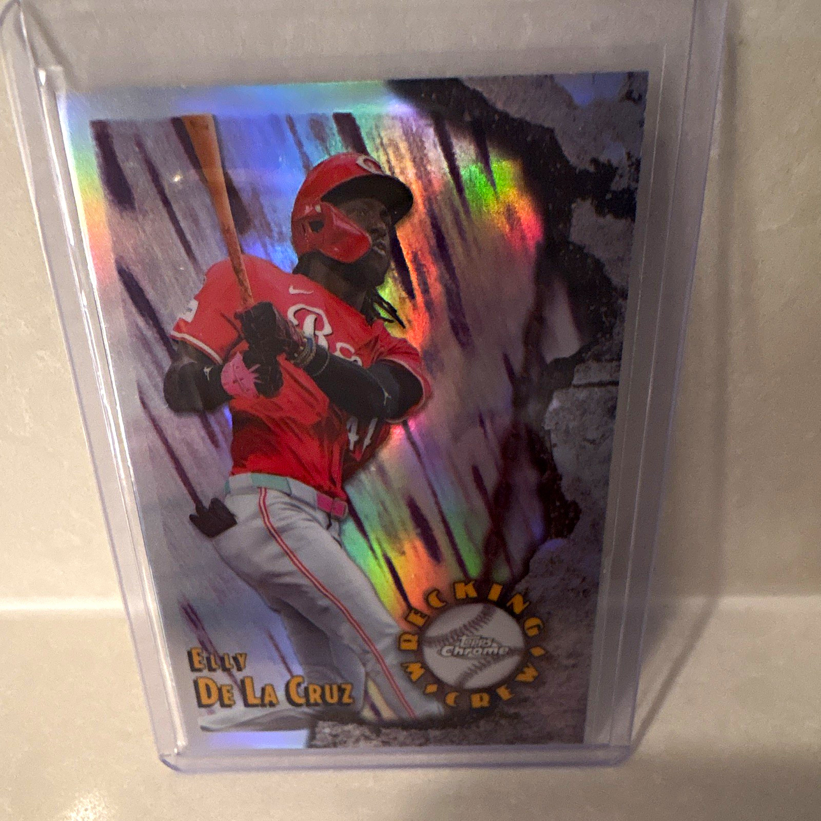 Topps 2026  Chrome Baseball Wrecking Crew Elly De La Cruz Insert #WC-22 Reds