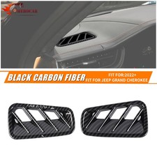 Carbon Fiber Both Side Air Vent Outlet Trim For Jeep Grand Cherokee 22 Interior