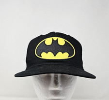 Batman Hat Cap Snap Back Youth One Size Black DC Comics Boys Superhero
