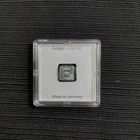 Geiger Edelmetalle 1 gram  .999 Original Silver Square Bar in Sealed Assay Case