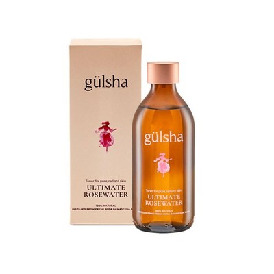 GULSHA ULTIMATE ROSEWATER, Natural Rosa Damascena Flower Water, Cleanses, Nou...