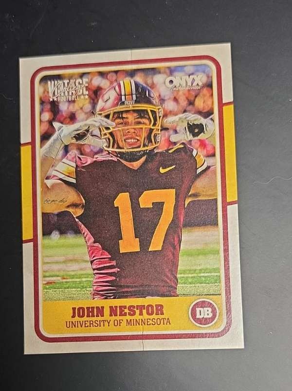 Onyx Vintage College Football #OVJONE John Nestor