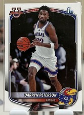 2025-26 Bowman Darryn Peterson 1st Bowman Kansas Jayhawks RC