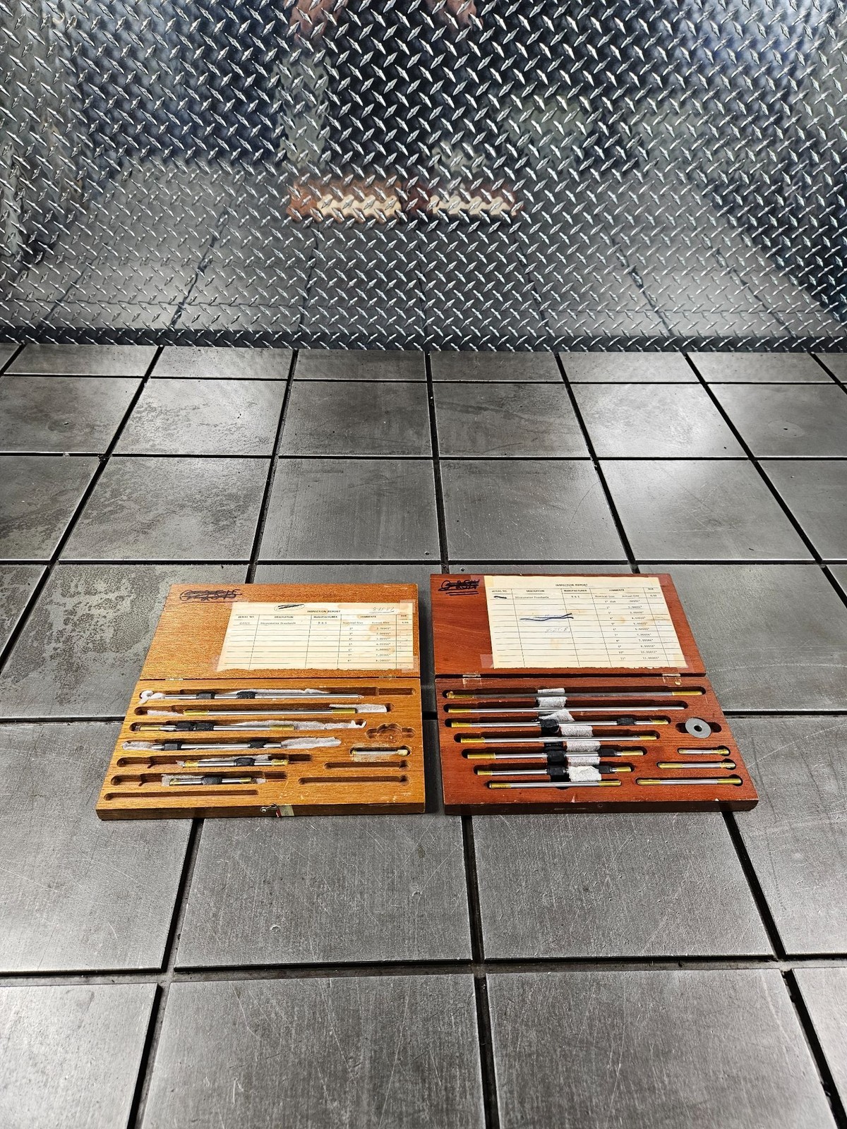 BROWN & SHARPE Micrometer Standard Sets 2-8" & 2-11" USA #8008