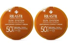 2 pack Rilastil sun system Compact foundation SPF50+ BEIGE  10g