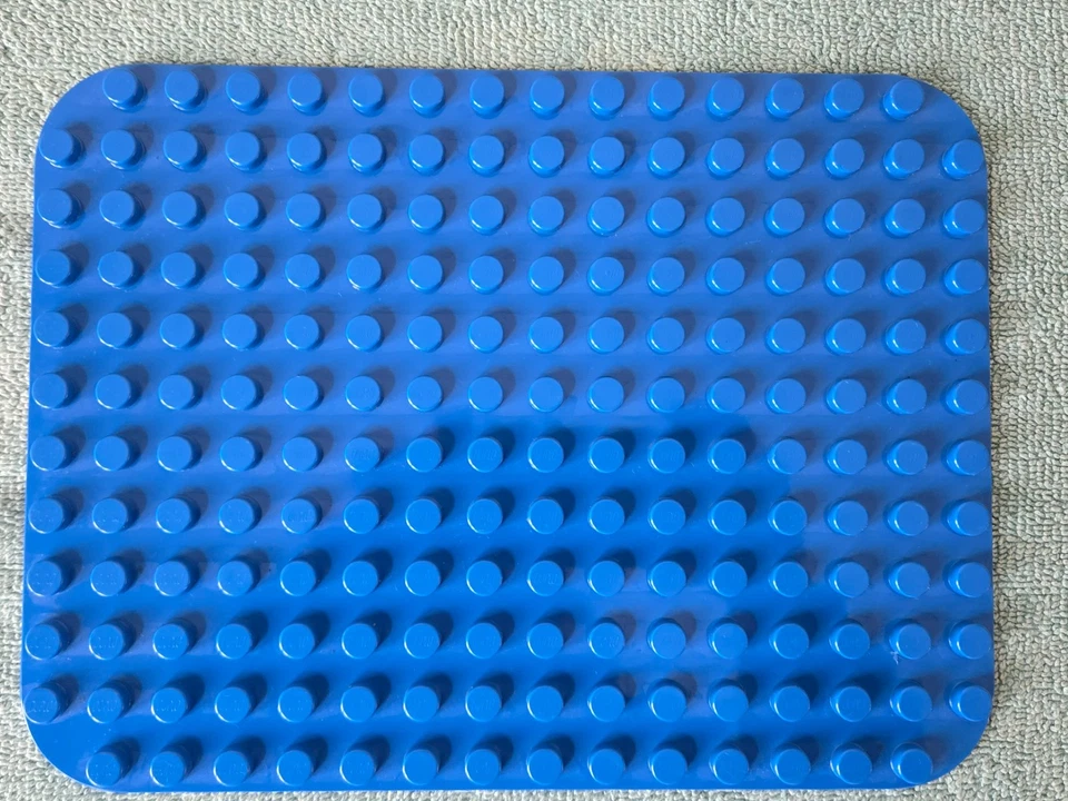 Set of 2 LEGO Duplo 6851 Baseplate Blue - image 3 of 4