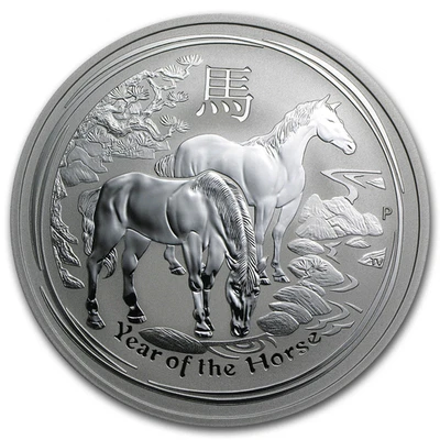 2014 2 oz Silver Australia Year Of The Horse Perth Mint ✓ BU | eBay