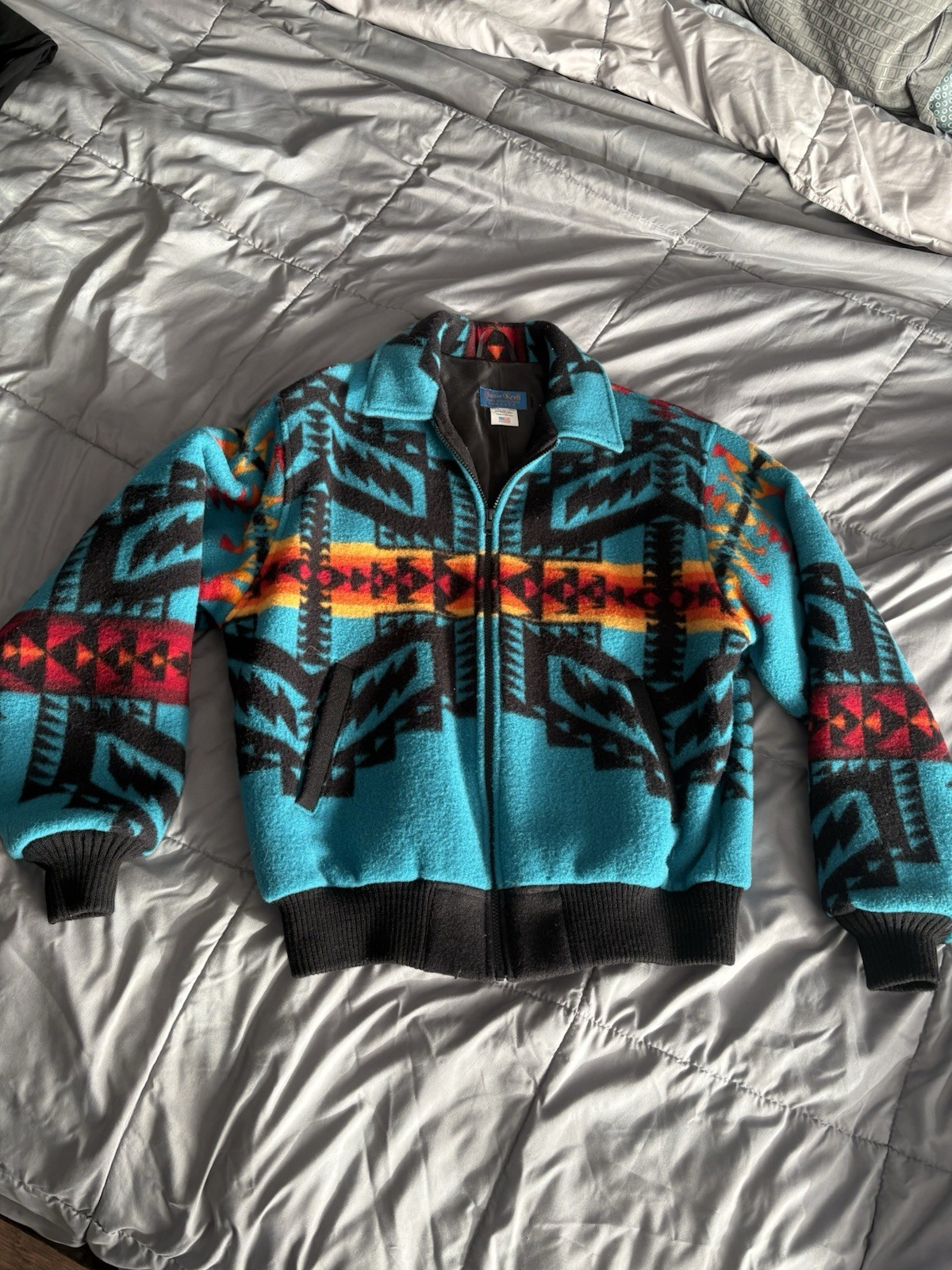 Pendleton Bomber Jacket Six Small - image 1