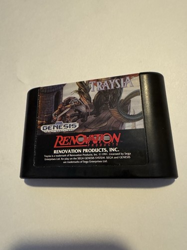 Traysia (Sega Genesis, 1991) *CIB mit Spiel, Anleitung und Box. *Getestet Funktioniert* - Bild 7 von 10
