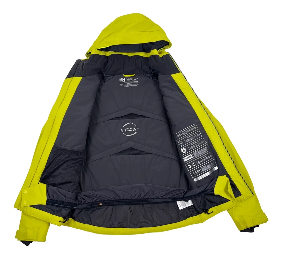 Chaqueta de esquí Helly Hansen Alpha 4.0 para hombre pequeña impermeable usada en excelente estado venta al por menor $485 Foto 3 de 4