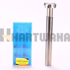 End Mill Holder T Slot Cutter Milling 4 Flute 30mm T10mm Carbide Inserts CCMT06