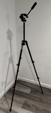 Manfrotto 3001BN Tripod w/ 3130 Pan/Tilt Head, Flip Lock, Aluminum MADE IN ITALY