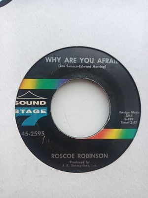 Roscoe Robinson - Why Are You Afraid / Darling, Please Tell Me, 7'', (Vinyl)
