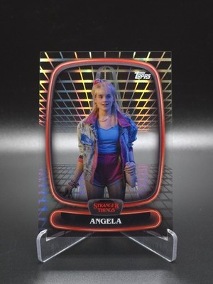 Angela 2025 Topps Stranger Things High Tek Hawkins Lab Base #36