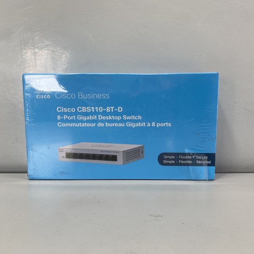 Cisco CBS110-8T-D 110 Series Unmanaged 8-Port Ethernet Switch