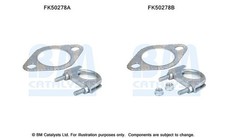 Image of Exhaust System Pipe Mounting Kit BM CATALYSTS FK50278 Fits Alfa Romeo Fiat