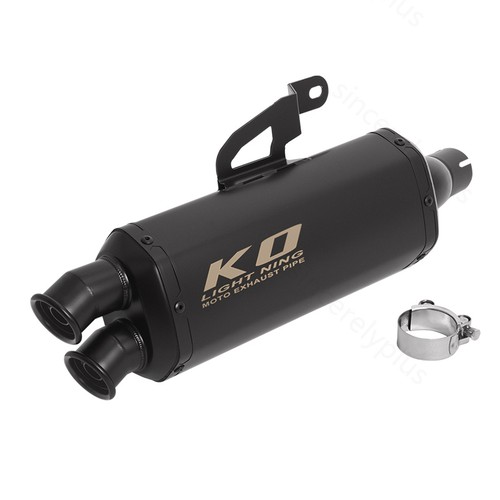 For Triumph Scrambler 400X Speed 400 2023-2025 Exhaust Tail Pipe Black Mufflers - Picture 7 of 11