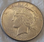 1923-S Peace Silver Dollar Very Choice About Uncirculated